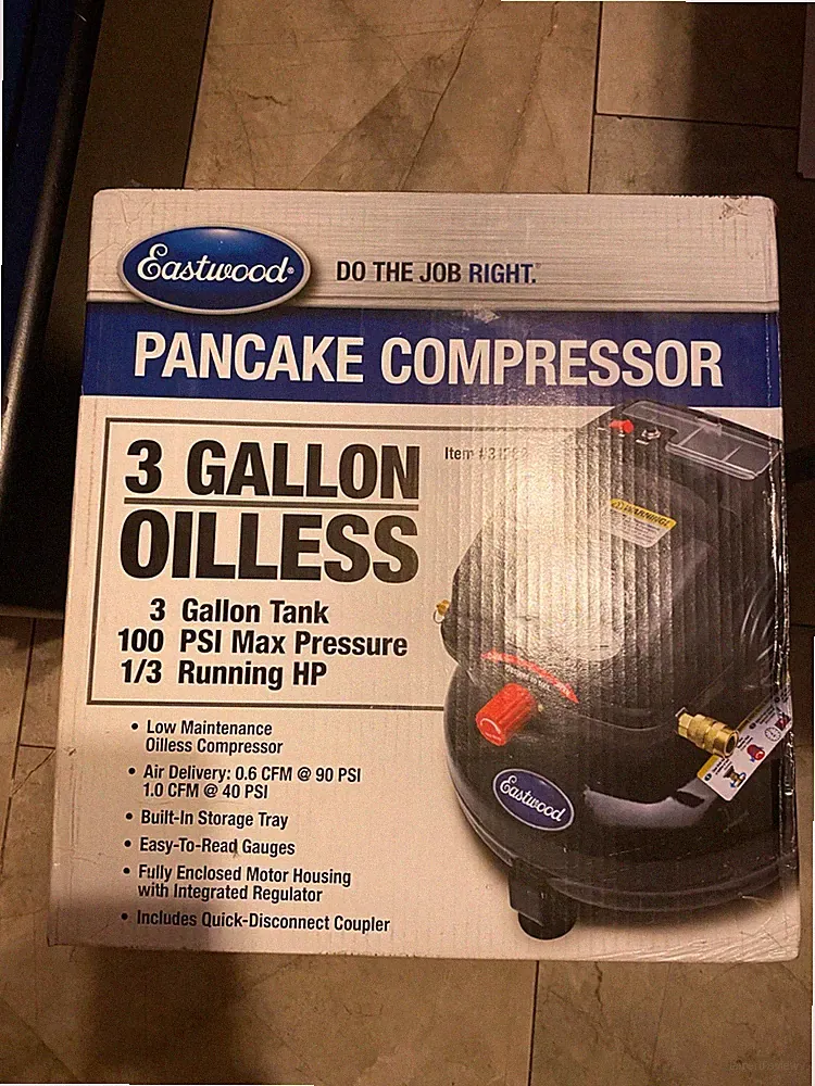 EAST WOOD Pancake Air Compressor *OIL LESS*