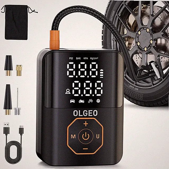 Tire Inflator Portable Air Compressor, 160PSI Air Pump for Car, Air Compressor w